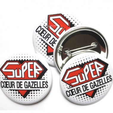 Badge Coeur de Gazelles